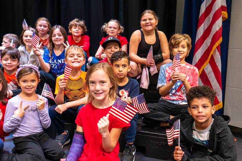 Students celebrate Veterans Day